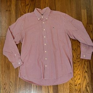 Vineyard Vines Red Gingham Button Up